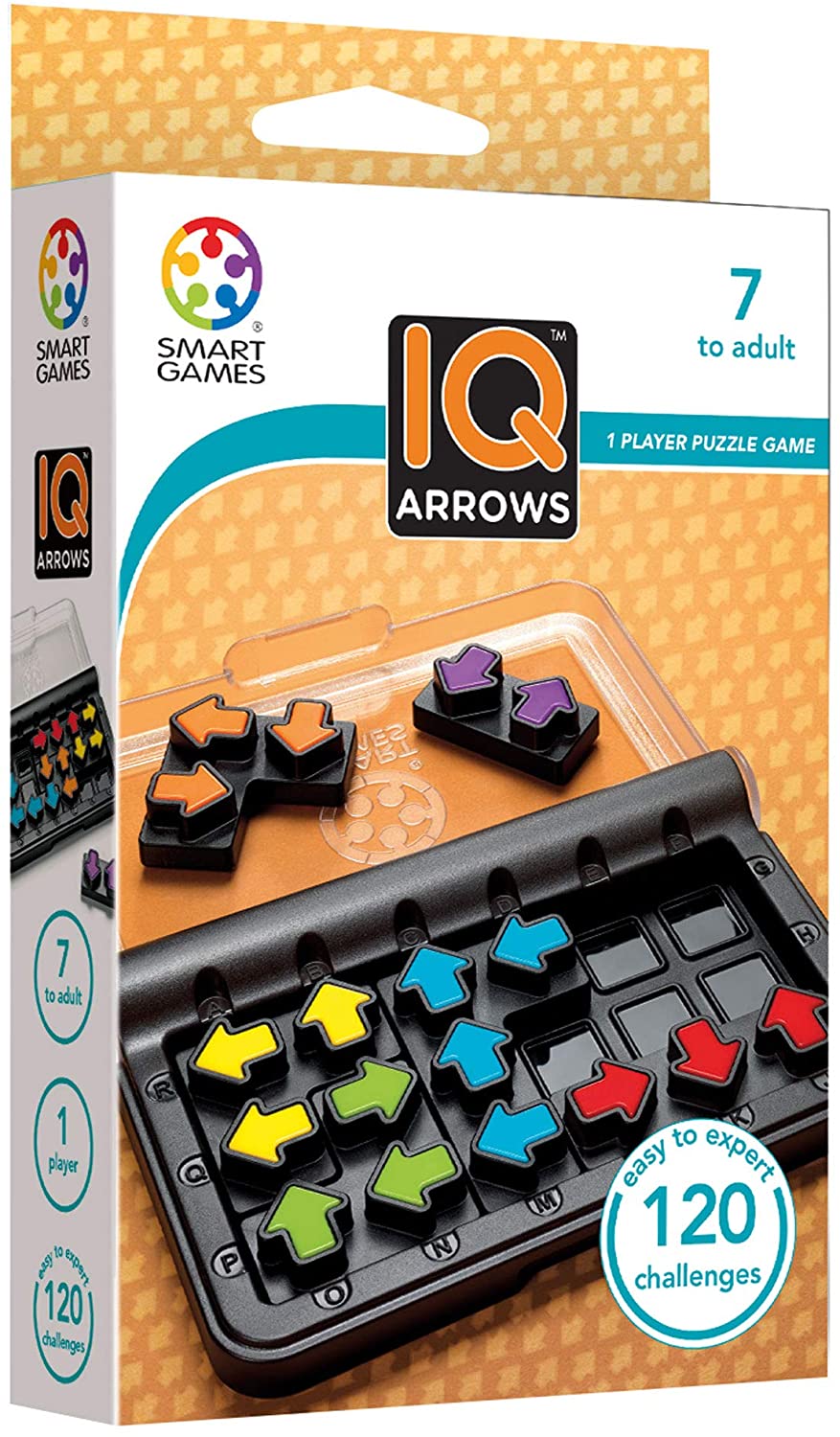 SmartGames: IQ Arrows: 1 Player Puzzle Game