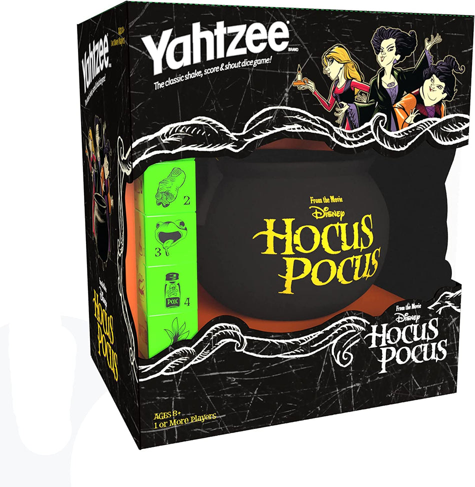 YAHTZEE: Disney Hocus Pocus | Collectible Witch’s Caldron Dice Cup