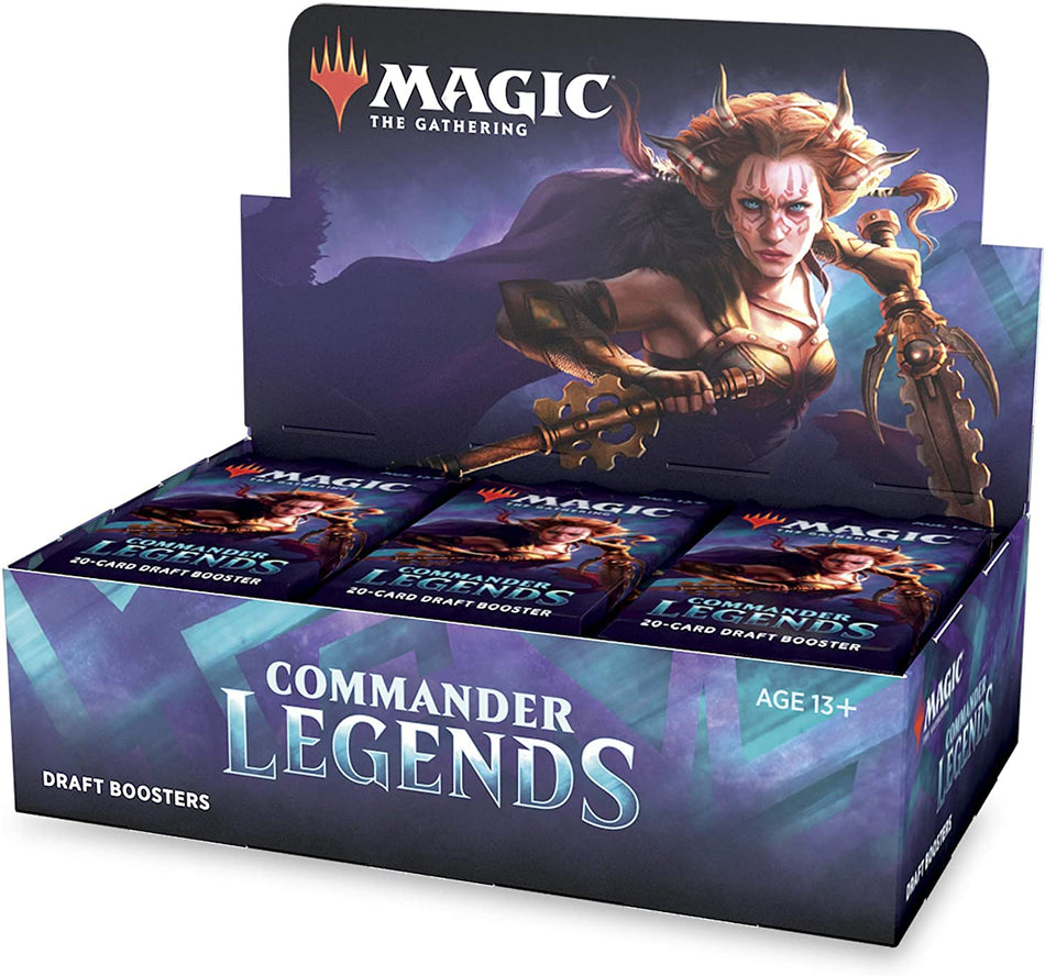 Magic: The Gathering Commander Legends Draft Booster Box | 24 Booster Packs (480 Cards) | 2 Legends Per Pack | Factory Sealed