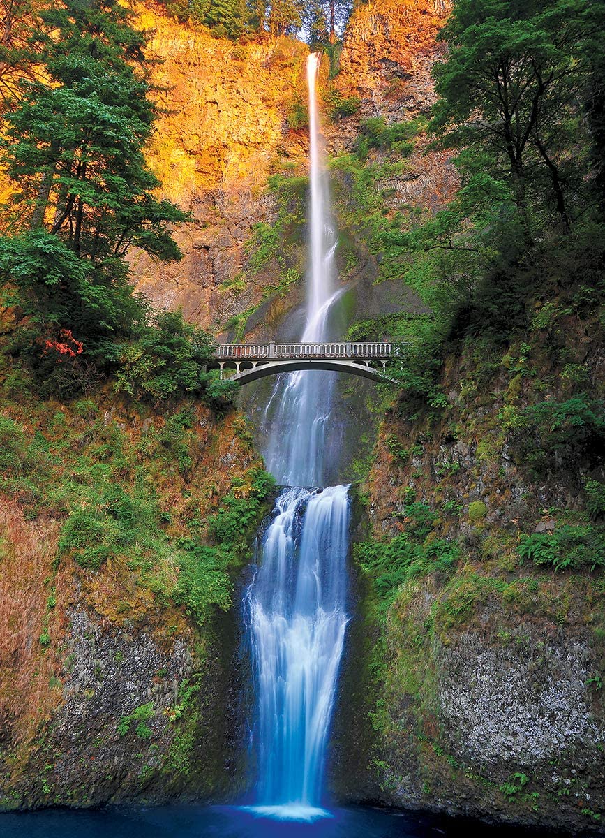 EUROGRAPHICS: Multnomah Falls - Oregon: 1000 Piece Puzzle