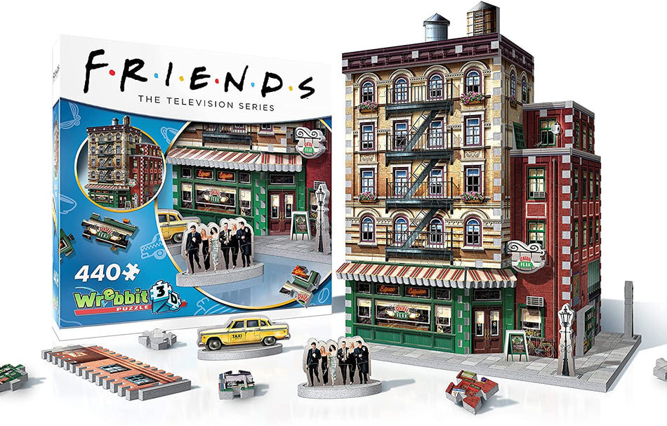 WREBBIT: Friends: Central Perk: 440 Piece 3D Puzzle
