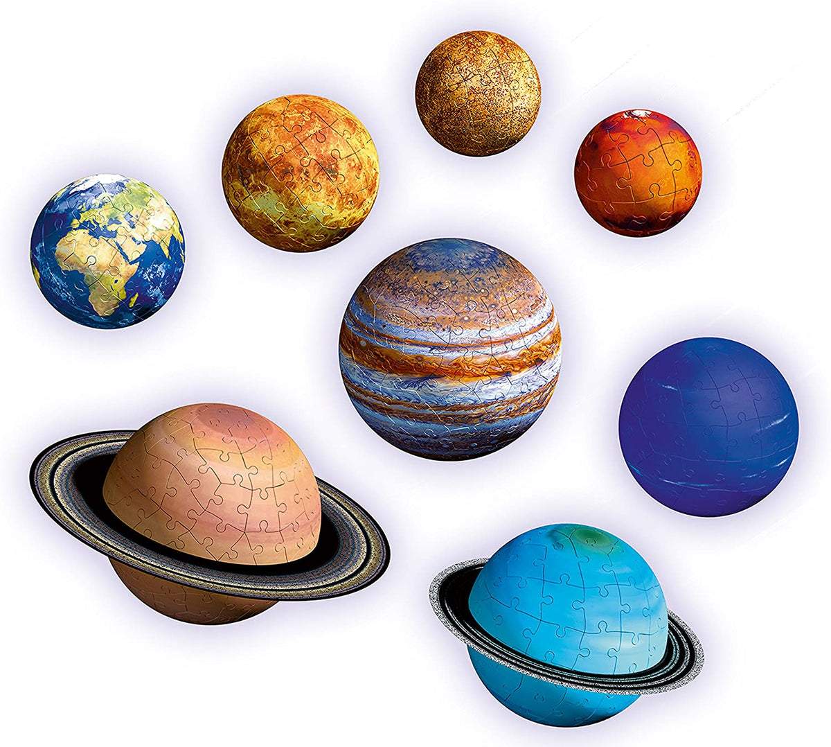540 Piece 3D Jigsaw Puzzle - Solar System | Ravensburger – Puzzled Gamer