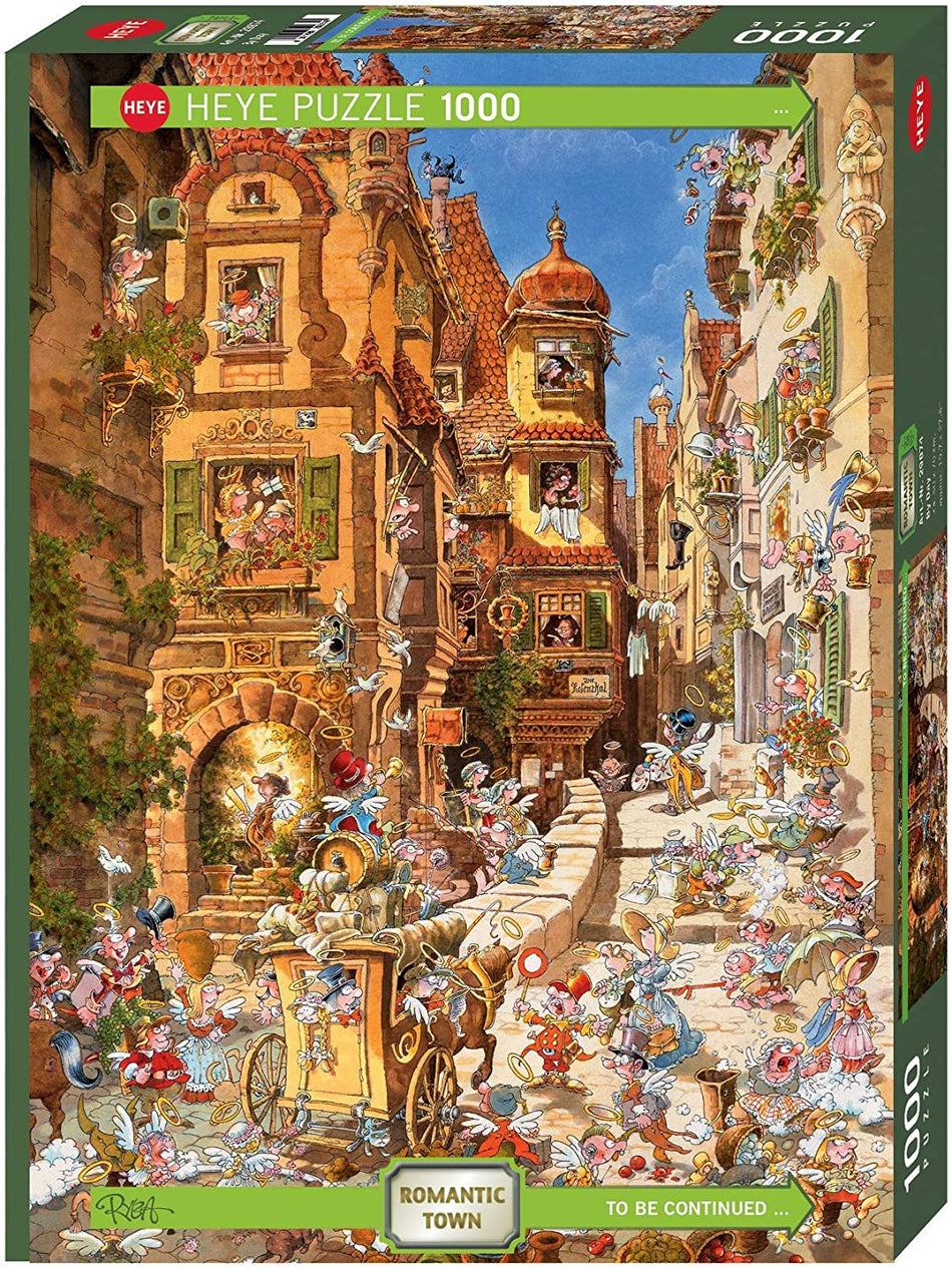 Heye: By Day, Romantic Town: 1000 Piece Puzzle