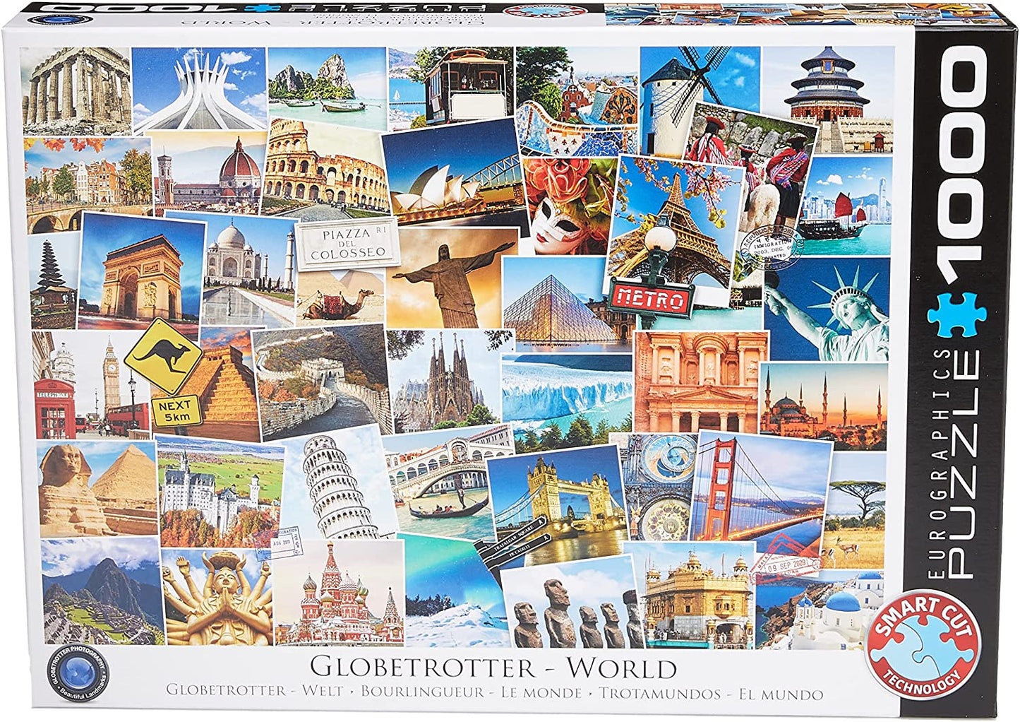 Eurographics Globetrotter World 1000 Piece Puzzle Puzzled Gamer