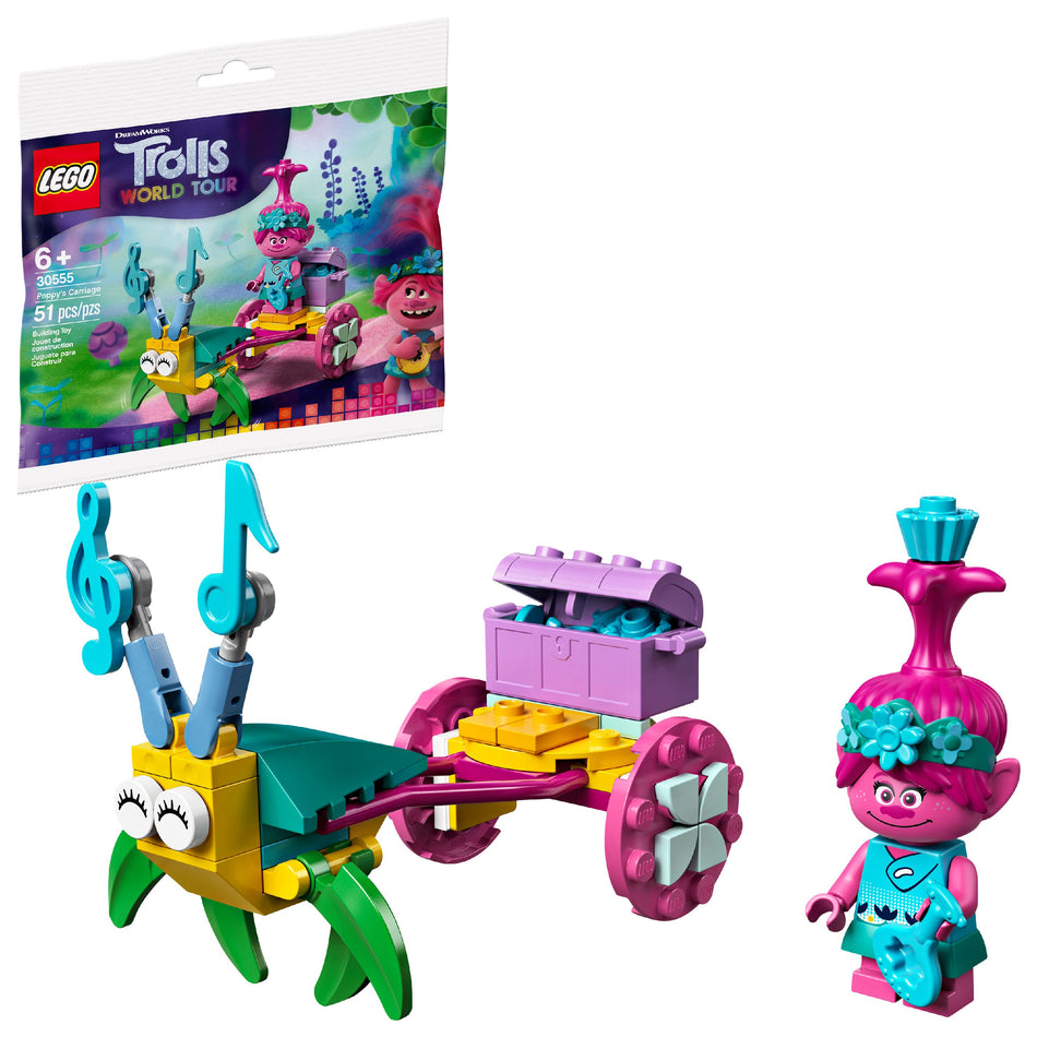 LEGO: Trolls World Tour Techno Poppy's Carriage: 30555