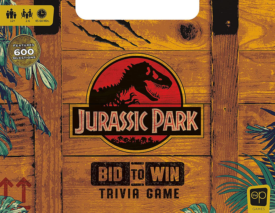 USAOPOLY: Jurassic Park Bid to Win: Trivia Game