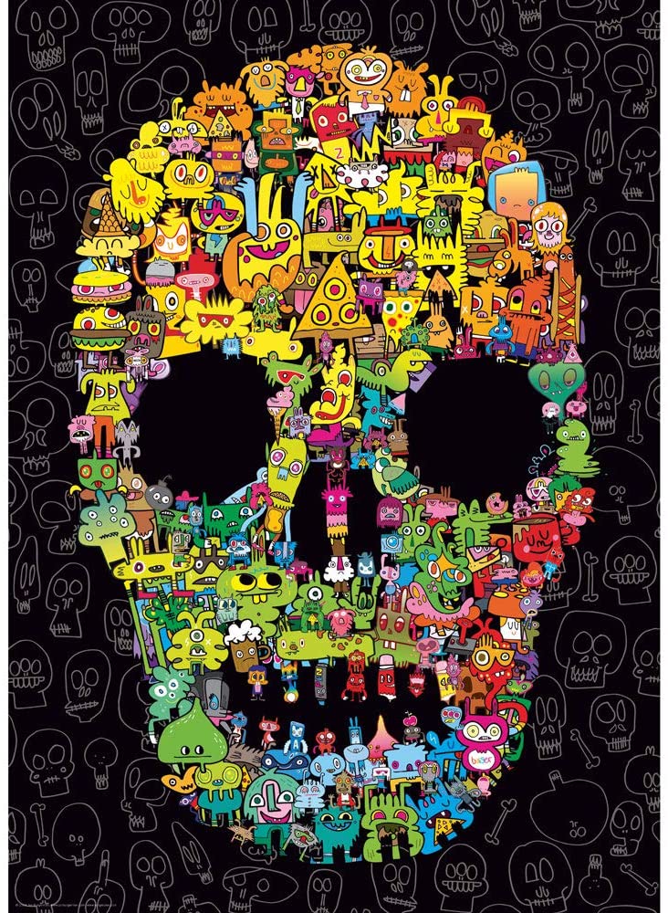 Heye: Doodle Skull: 1000 Piece Puzzle