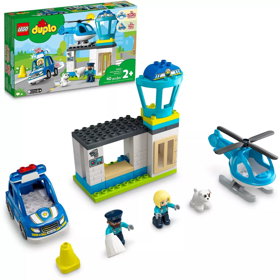 LEGO: DUPLO: Rescue Police Station & Helicopter: 10959