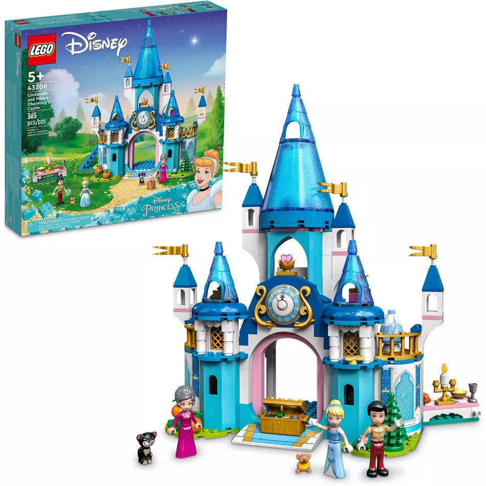 LEGO: Disney: Cinderella and Prince Charming Castle: 43206