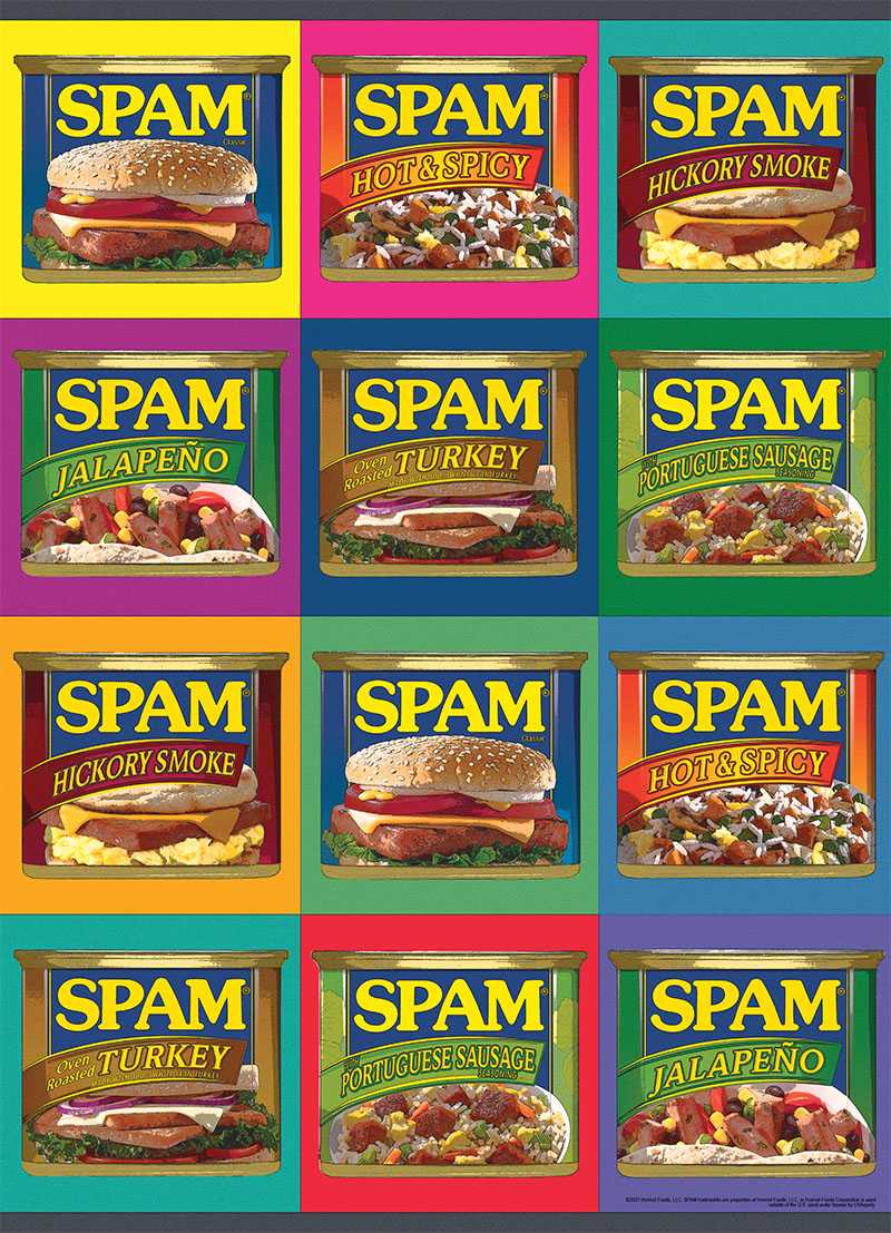 USAOPOLY: SPAM Sizzle Pork and Mmm: 1000 Piece Puzzle