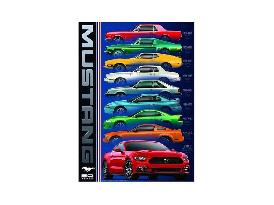 EuroGraphics: Ford Mustang 9 Model:  1000 Piece Puzzle