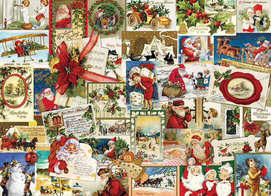 EuroGraphics: Vintage Christmas Cards: 1000 Piece Puzzle