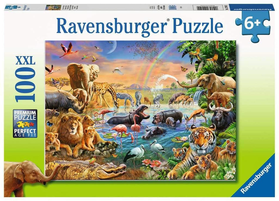 Ravensburger: Savannah Jungle Waterhole: 100 XXL Piece Puzzle