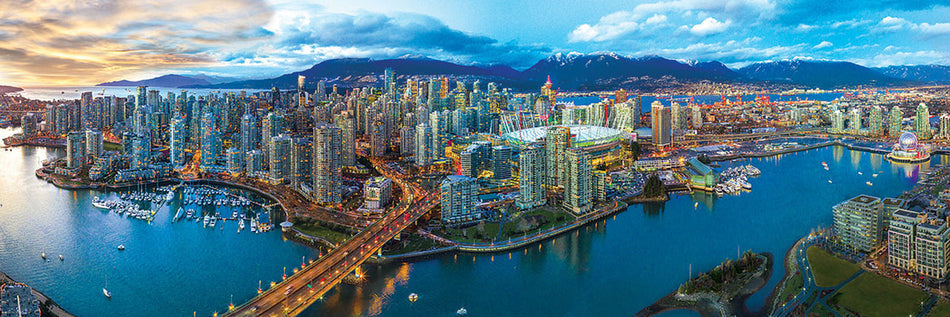 EUROGRAPHICS: Vancouver, British Columbia: 1000 Piece Panoramic Puzzle