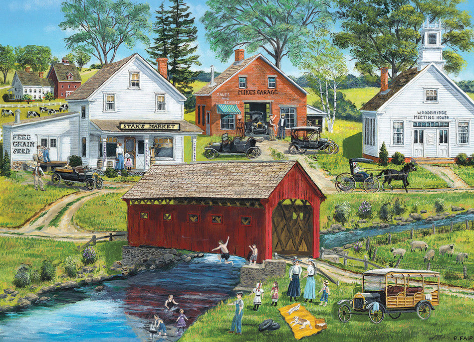 Eurographics: Old Covered Bridge: 300 Piece Puzzle