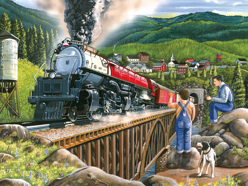 Cobble Hill: Steaming Out of Town: 275 Piece Puzzle
