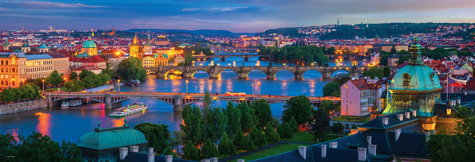 EUROGRAPHICS: Prague, Czech Republic: 1000 Piece Panoramic Puzzle