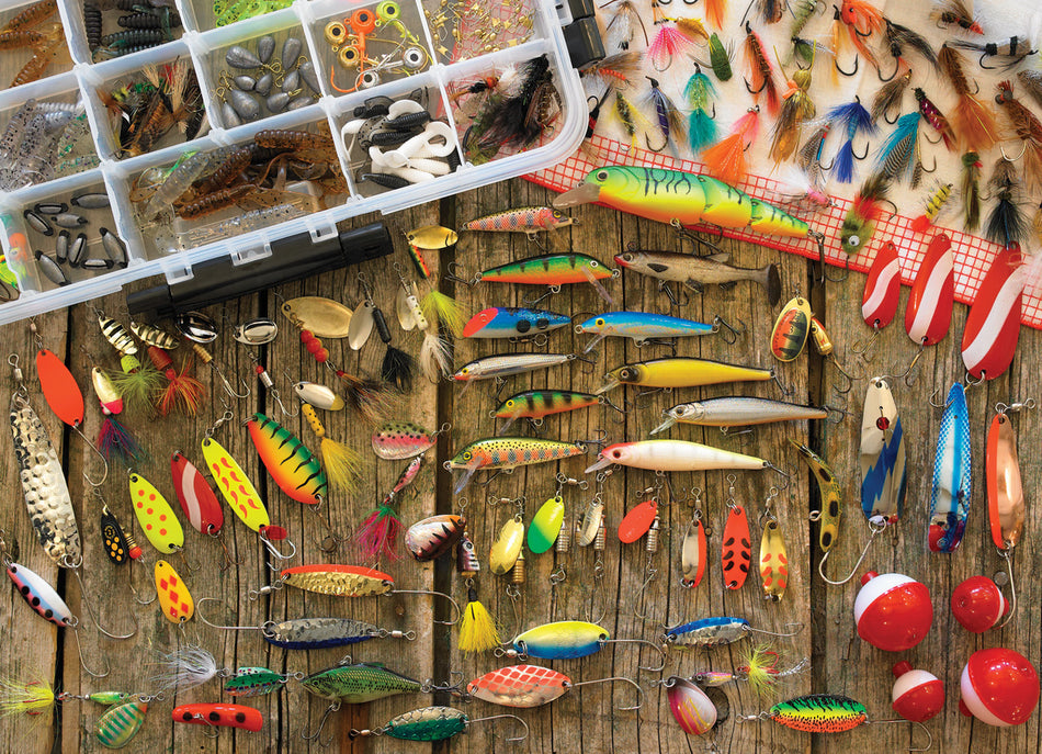 Cobble Hill: Fishing Lures: 1000 Piece Puzzle