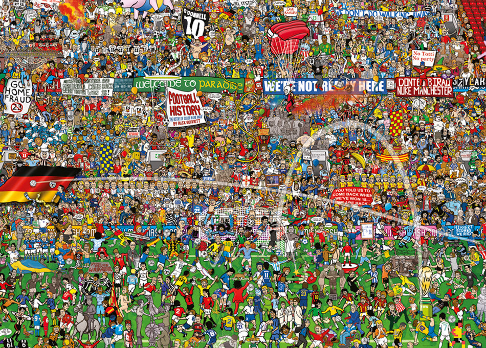 Heye: Football History: 3000 Piece Puzzle