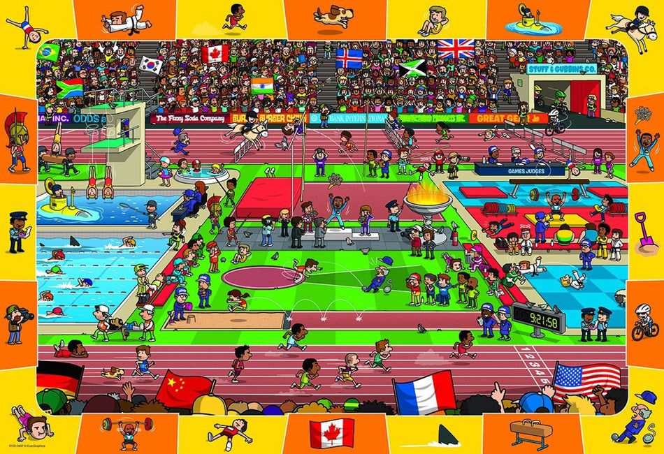 Eurographics: Olympic Games: 100 Piece Puzzle