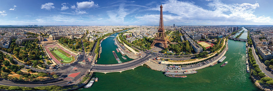 EUROGRAPHICS: Paris, France: 1000 Piece Panoramic Puzzle