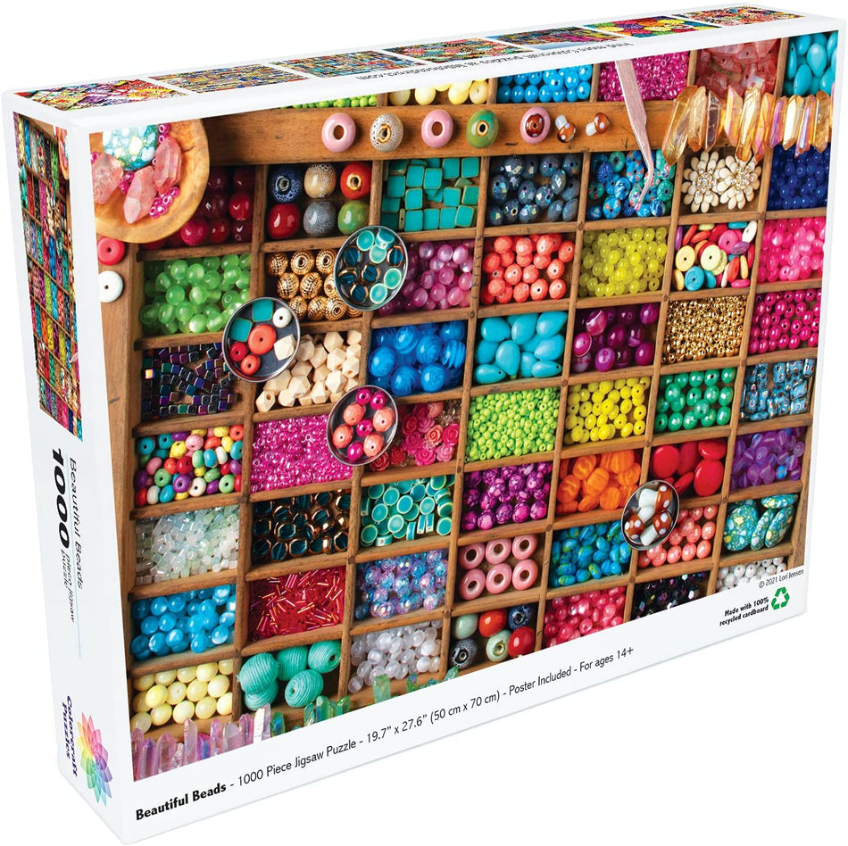 Colorcraft: Beautiful Beads: 1000 Piece Puzzle