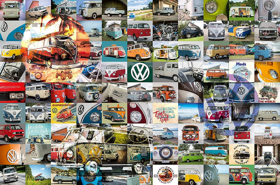 Ravensburger: 99 VW Campervan Moments: 3000 Piece Puzzle
