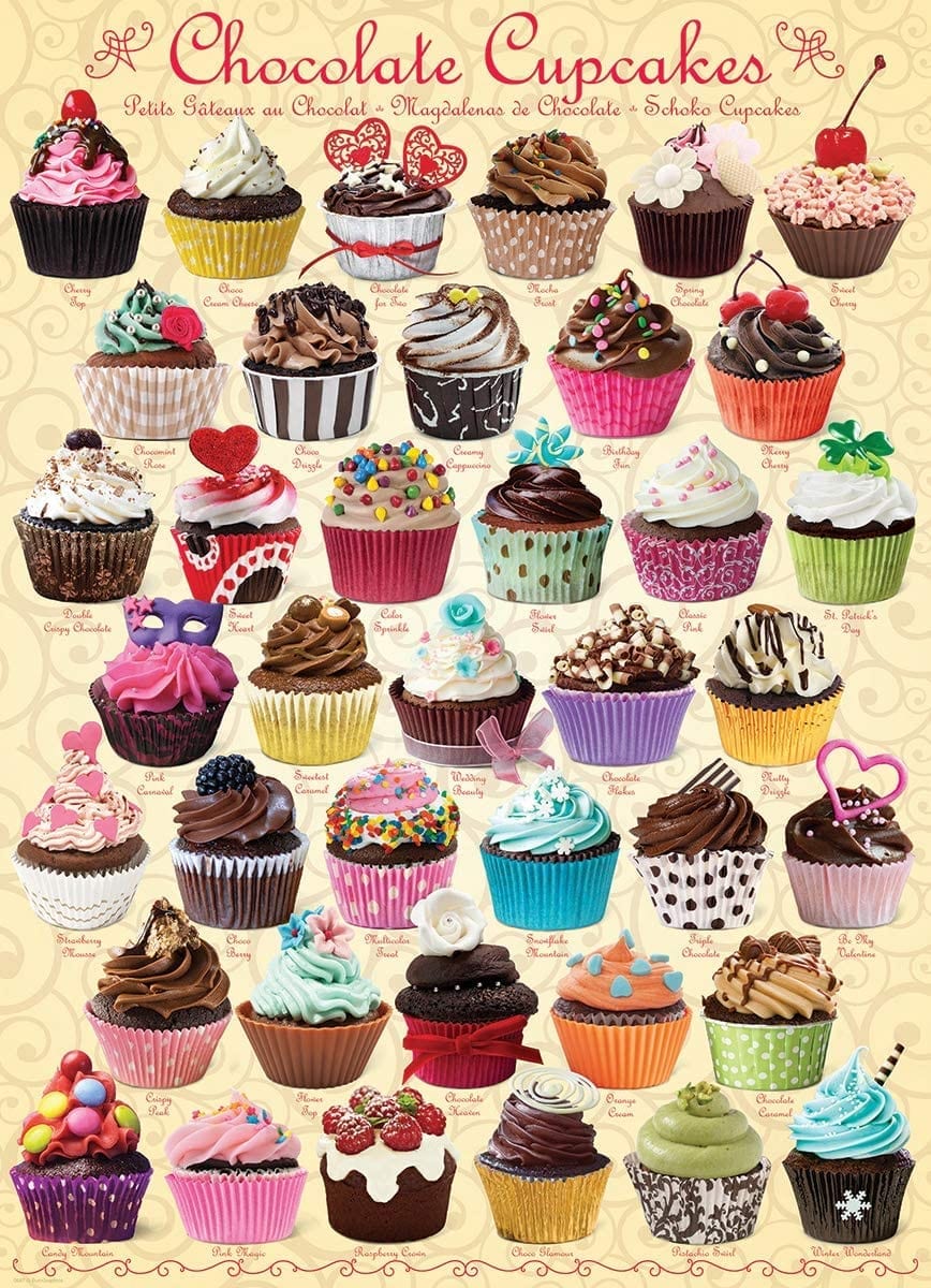 EuroGraphics: Chocolate Cupcakes: 1000 Piece Puzzle