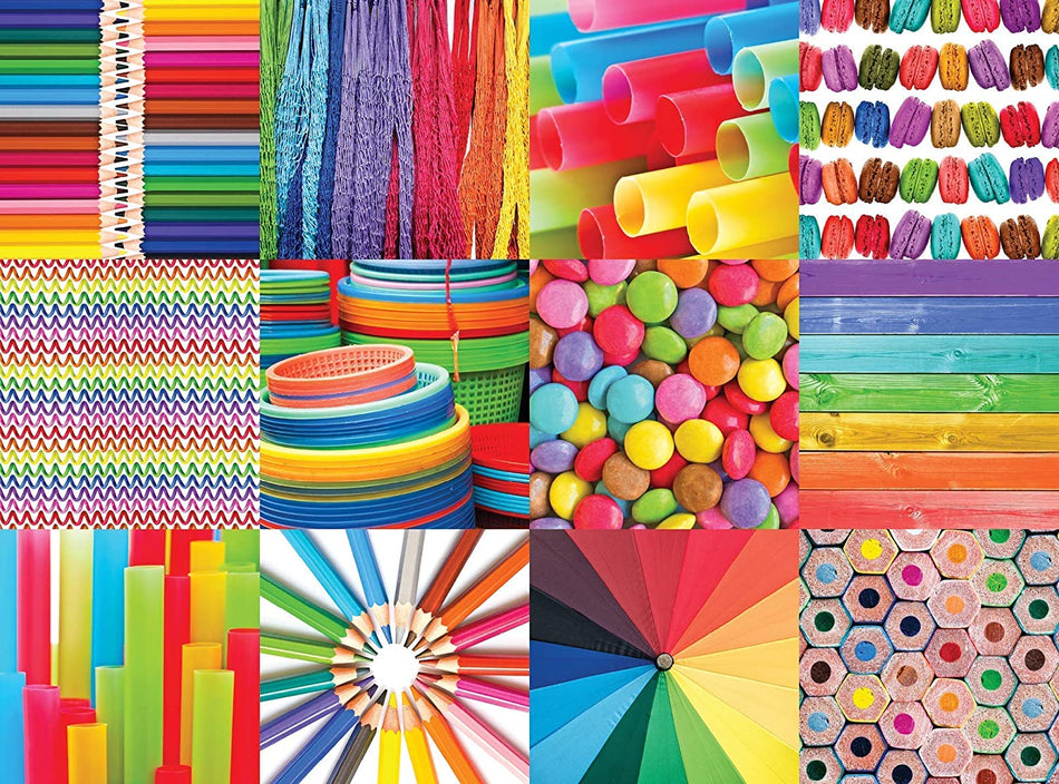 Colorcraft: Colorful Collage: 1000 Piece Puzzle