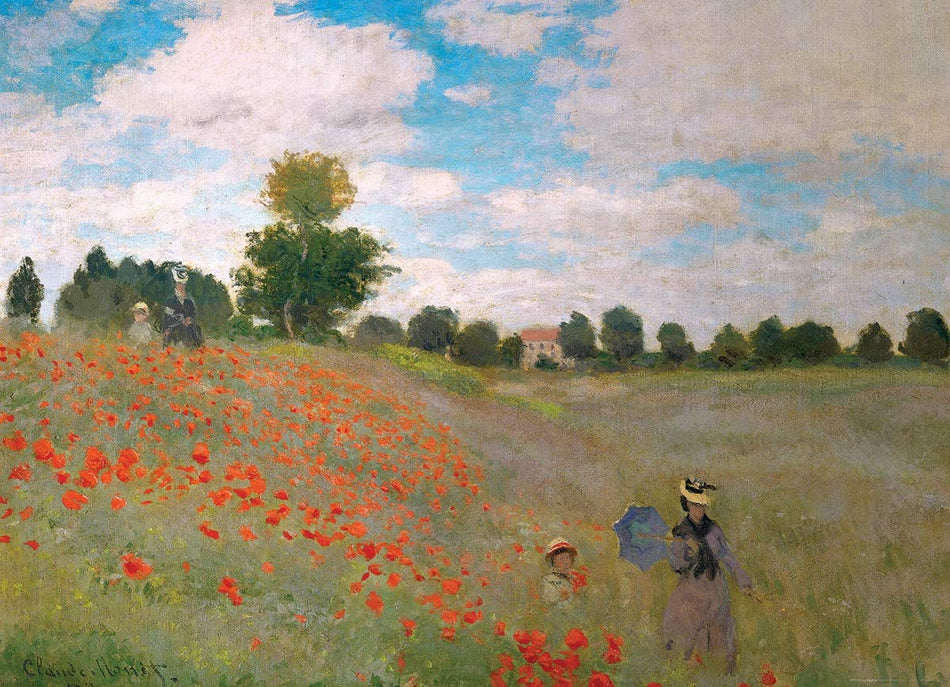 EUROGRAPHICS: The Poppy Field by Claude Monet: 1000 Piece Puzzle