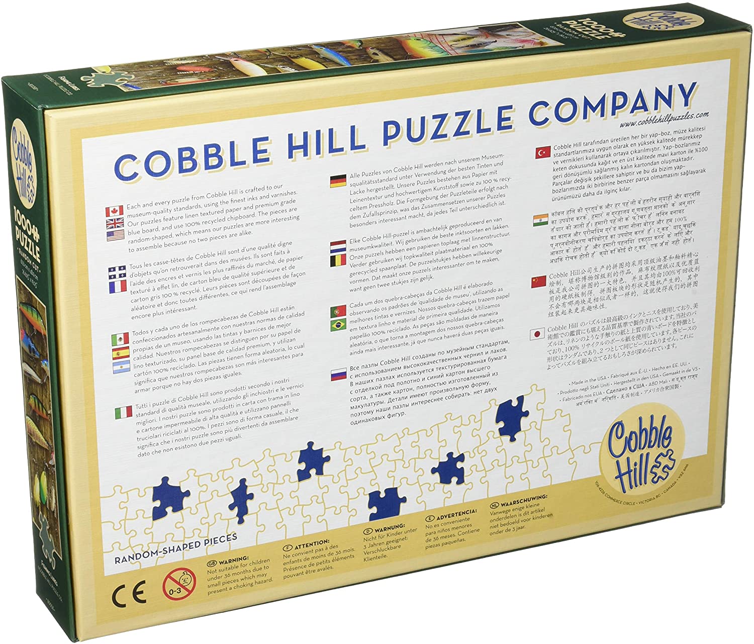 Fishing Lures – 1000 Piece Jigsaw Puzzle (Cobble Hill)