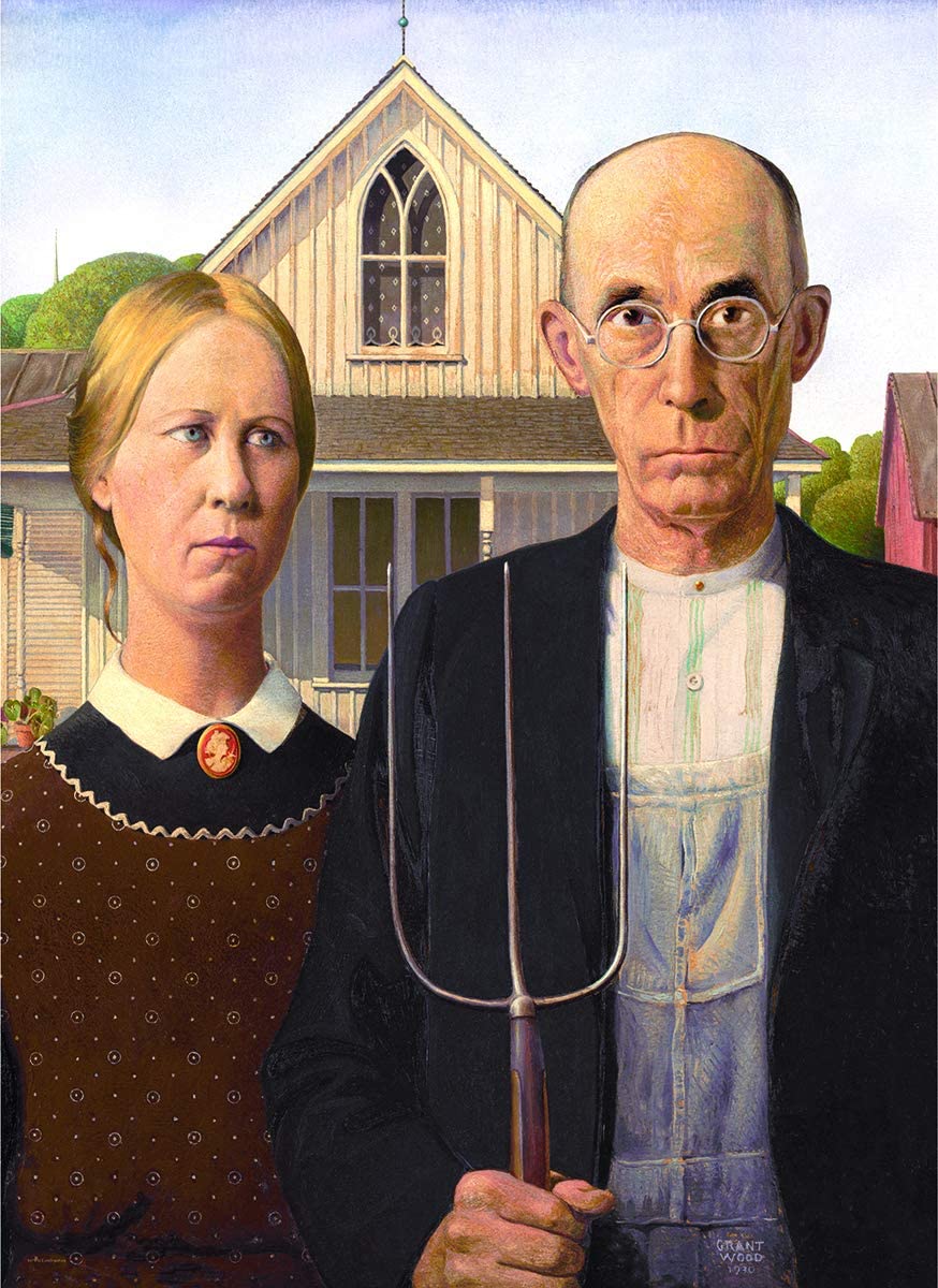 EuroGraphics: American Gothic by Grant Wood: 1000 Piece Puzzle