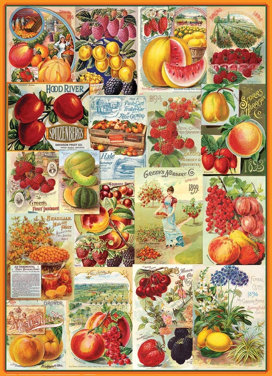EuroGraphics: Fruits Seed Catalogue Collection: 1000 Piece Puzzle