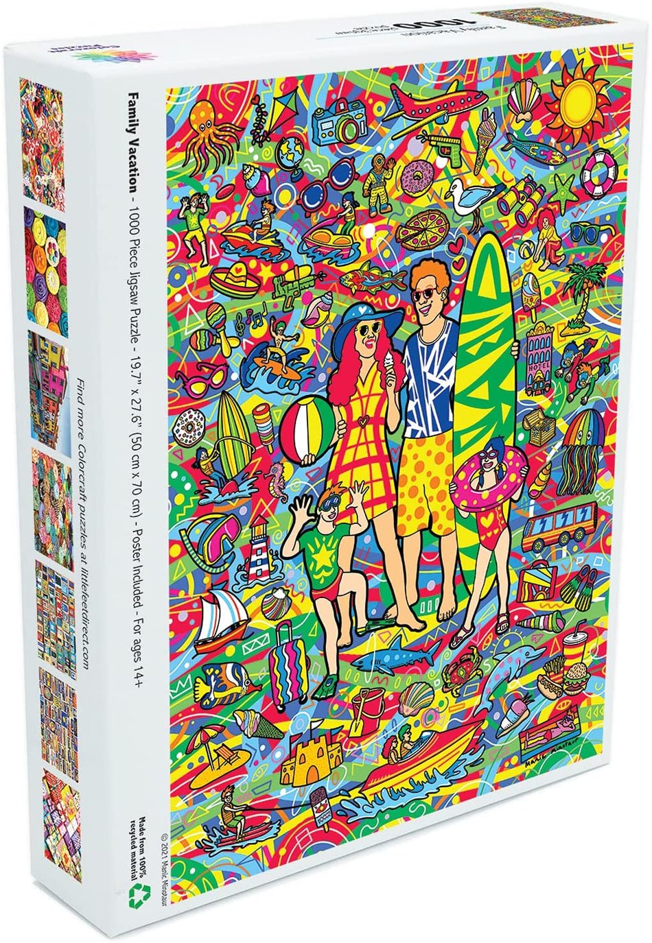 Colorcraft: Family Vacation: 1000 Piece Puzzle
