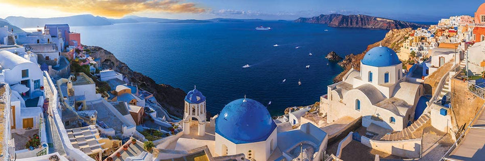 EuroGraphics: Santorini Greece: 1000 Piece Panoramic Puzzle