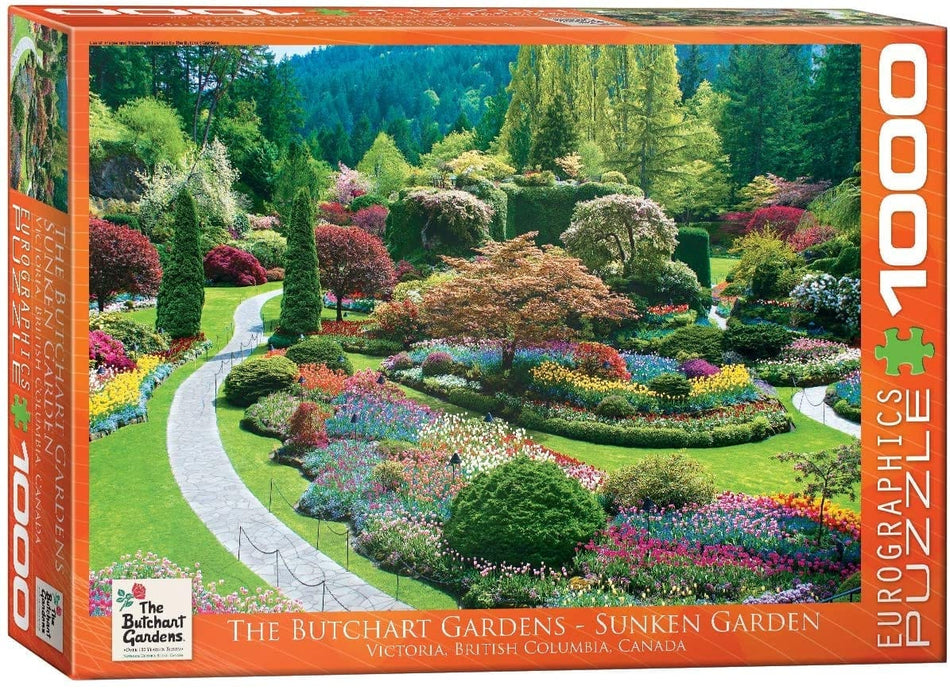 EuroGraphics: Butchart Gardens - Sunken Garden: 1000 Piece Puzzle