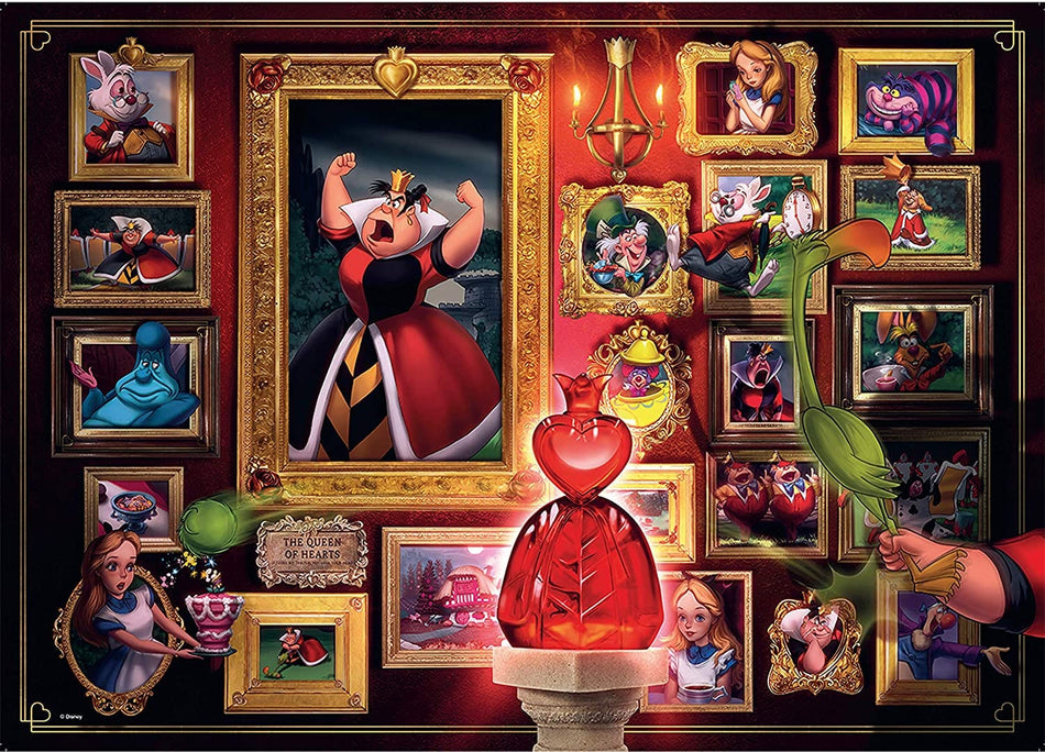 Ravensburger: Disney Villainous: Queen of Hearts: 1000 Piece Puzzle
