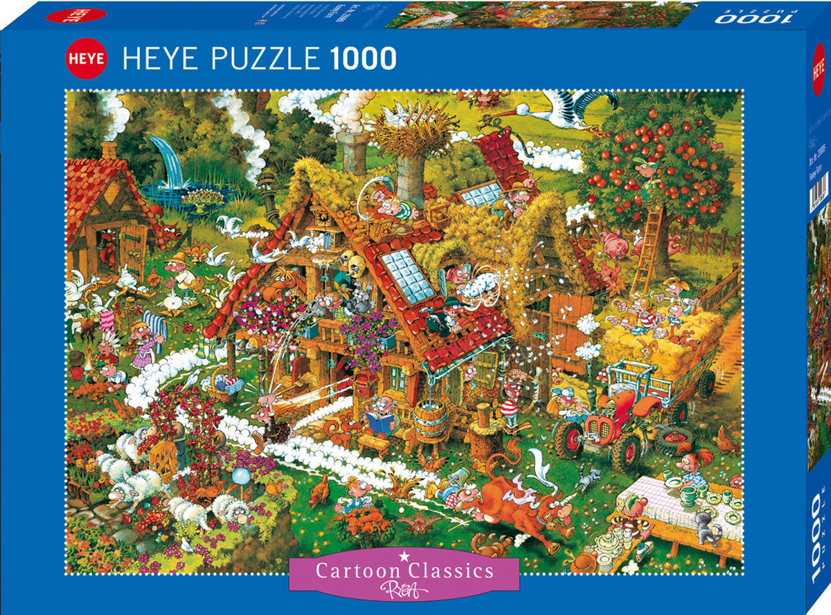 heye funny farm box 1,000-piece jigsaw puzzle box