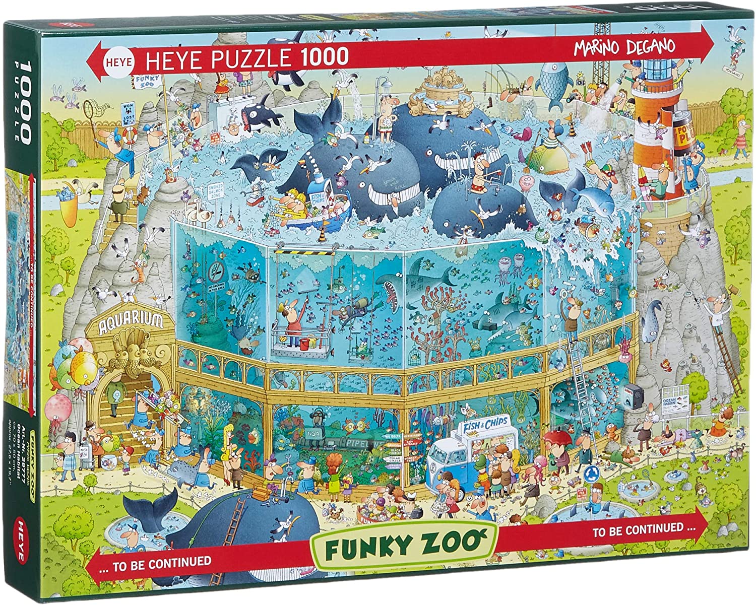 heye ocean habitat 1000-piece jigsaw puzzle box