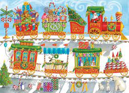 Cobble Hill: Christmas Train: 350 Piece Puzzle