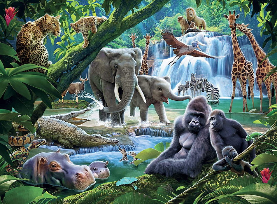 Ravensburger: Jungle Animals: 100 XXL Piece Puzzle