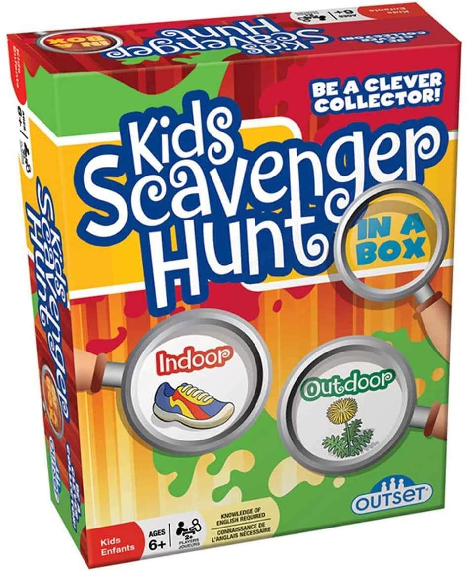 Outset Media: Kid's Scavenger Hunt - Indoor and Outdoor Scavenger Hunt Game