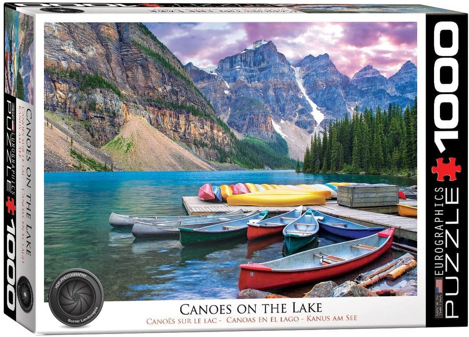 EuroGraphics: Canoes on The Lake: 1000 Piece Puzzle