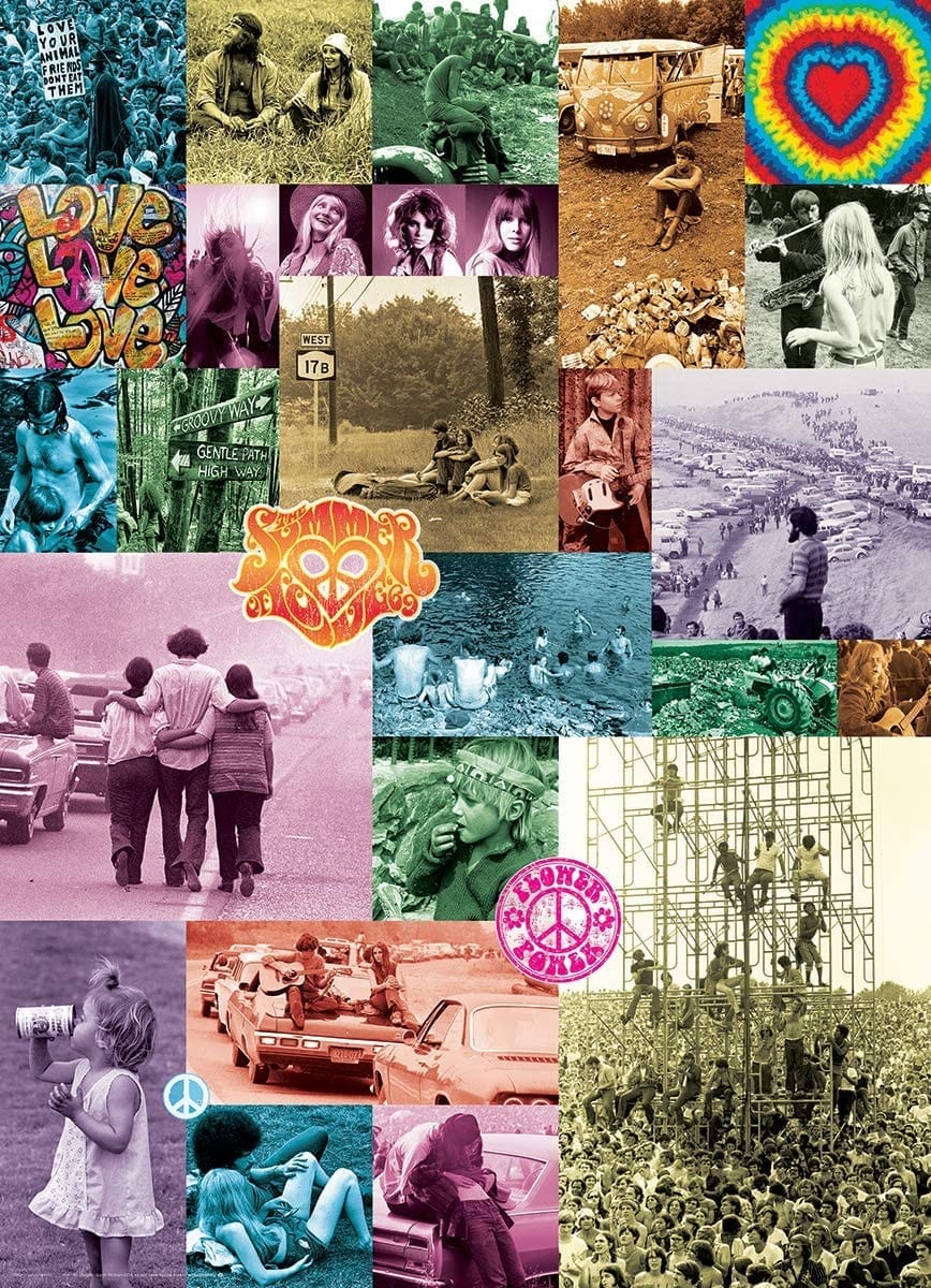 EuroGraphics: 60s Love Collection by Baron Wolman: 1000 Piece Puzzle
