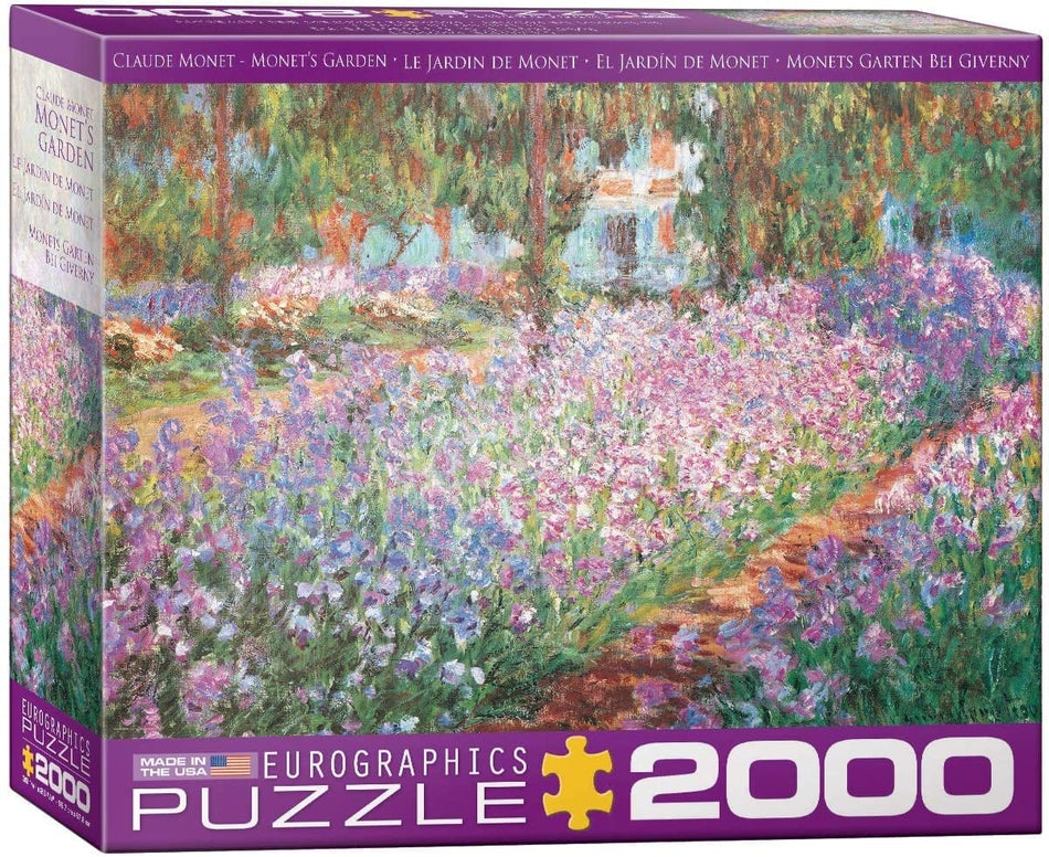 EUROGRAPHICS: The Artist's Garden by Claude Monet: 2000 Piece Puzzle