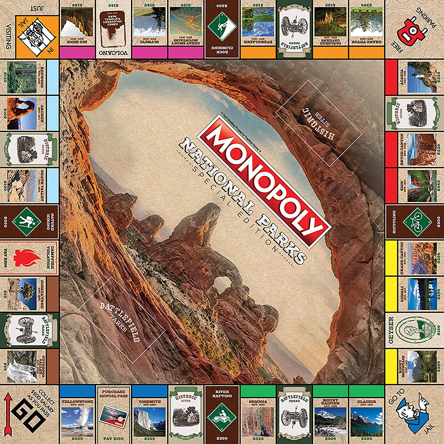 USAopoly National Parks Edition PicTwist