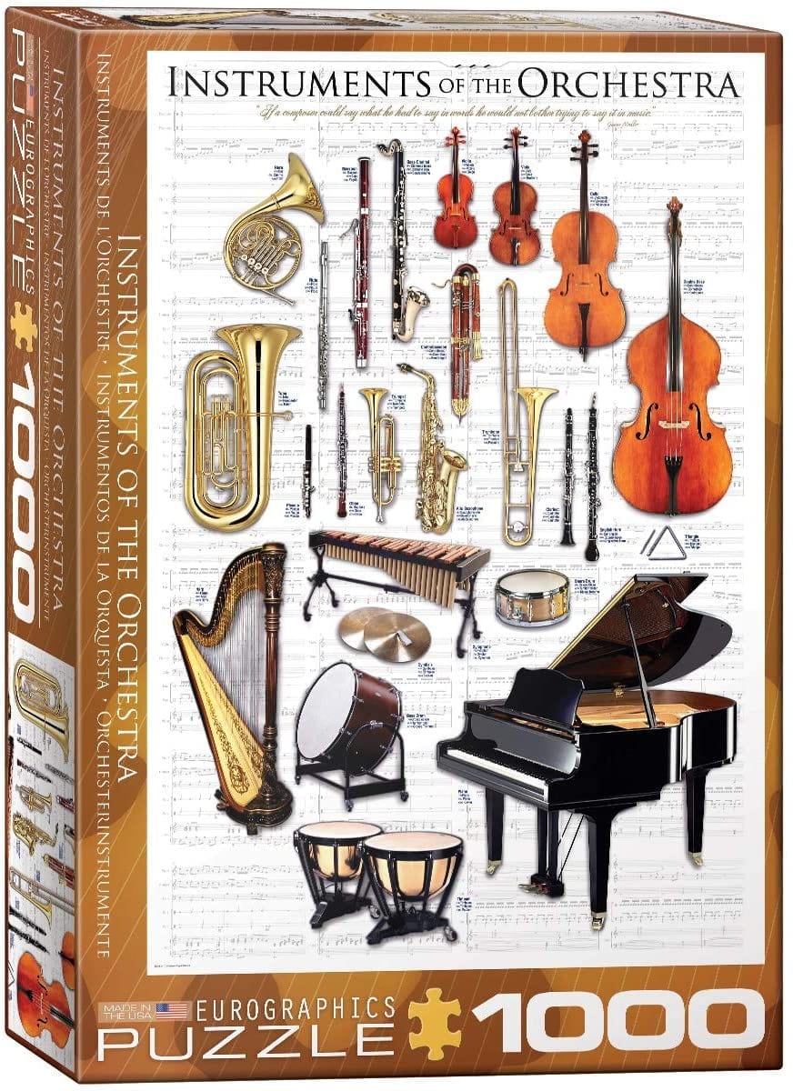 EuroGraphics: Instruments of The Orchestra: 1000 Piece Puzzle