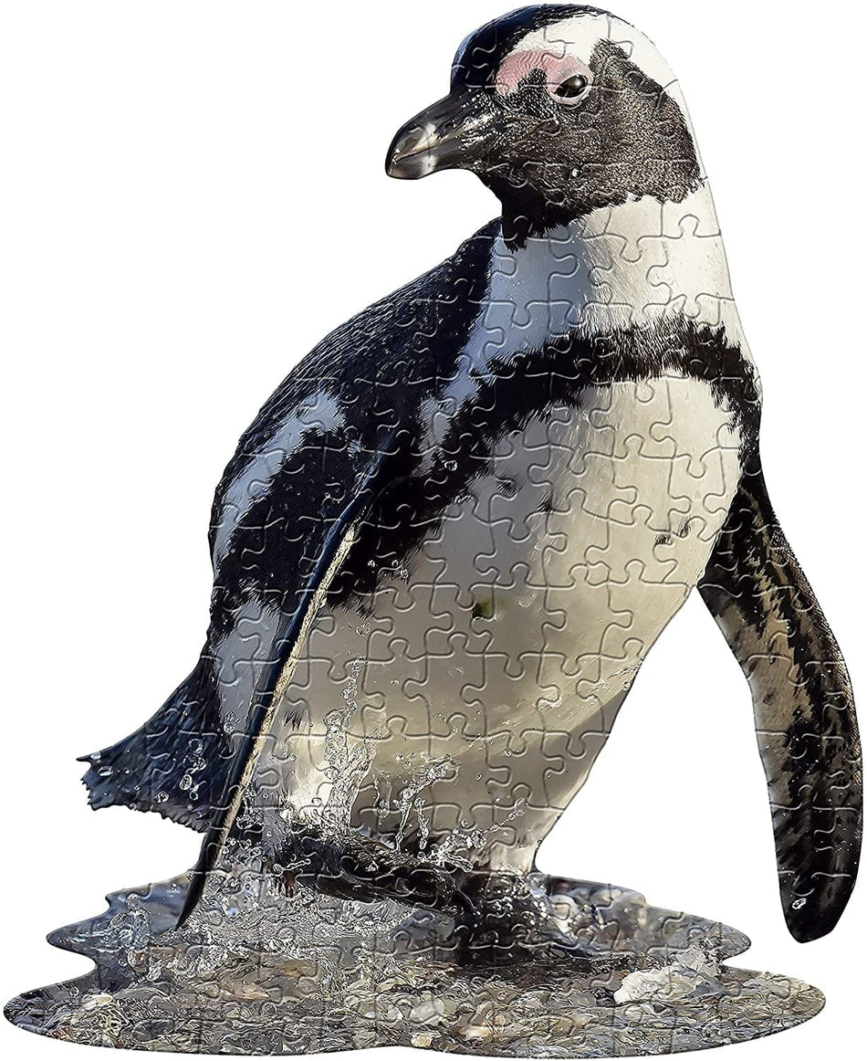Madd Capp Puzzles Jr.: I AM Lil’ Penguin Animal Shaped: 100 Piece Puzzle