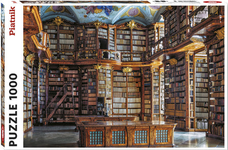 piatnik monastery st. florian library 1000-piece jigsaw puzzle box