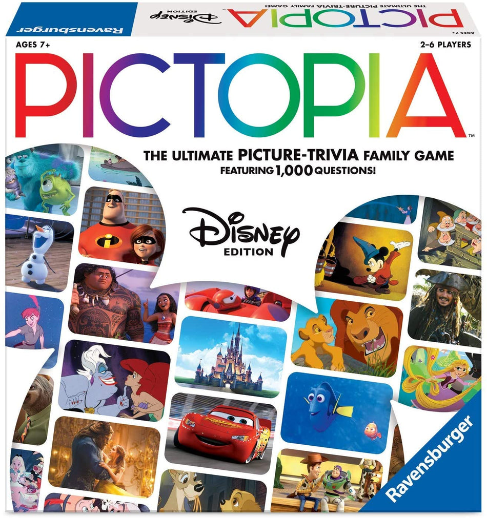Ravensburger: Pictopia Family Trivia Game: Disney Edition